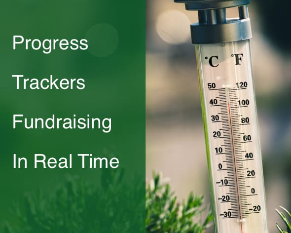 New Progress Trackers (aka Fundraising Thermometers)