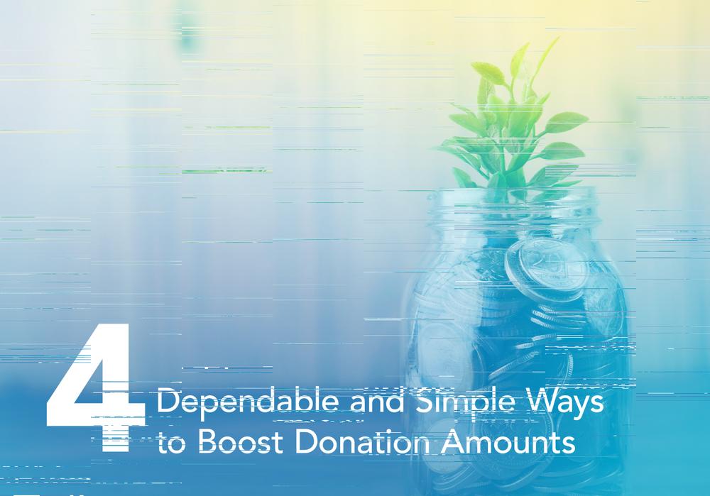 The title of the post featured with an image of someone donating.